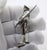 Silver Vintage Italian Genuine Silver 1911 Royal Navy Sailor Combat Rare Figurine Made in Milan For Sale - Image 8 of 13