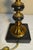 Black Hollywood Regency Stacked Black Marble Antique Gold Acanthus Table Lamp For Sale - Image 8 of 12