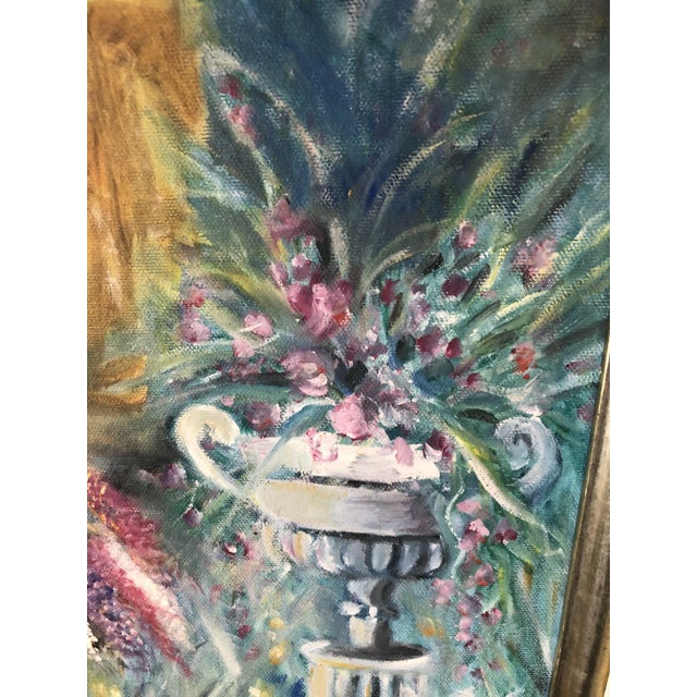 Wood Young Girl Portrait Acrylic on Canvas Painting Signed Kimberly Van Rossum For Sale - Image 7 of 10