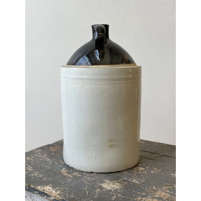 Antique 5 Gallon Stoneware Jug, Circa Early 20th Century For Sale - Image 13 of 18