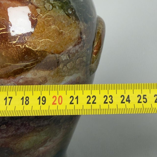 Artistic Glass Vase by Jean Noël Bouillet, 1980s For Sale - Image 13 of 15