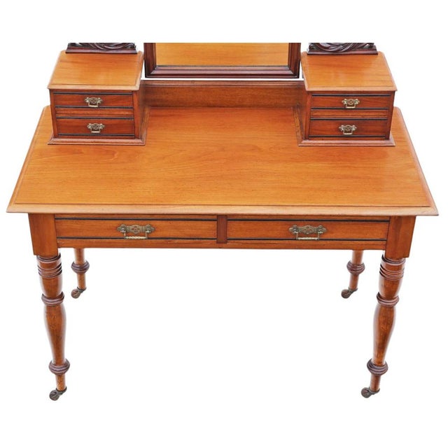 Victorian Walnut Duchess Dressing Table, 19th Century For Sale - Image 6 of 11