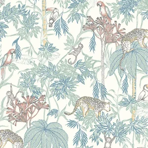 Sample - Borastapeter Wild Jungle Wallpaper in Multi