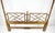 Wood Faux Bamboo c1970s Tortoise Finish King Size Decorative Headboard Bed MINT! For Sale - Image 7 of 12