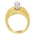 Haus of Brilliance 14KT Two-Toned Diamond Cocktail Ring (1 1/3 cttw, H-I Color, SI1-SI2 Clarity) - Size 7 For Sale - Image 4 of 6