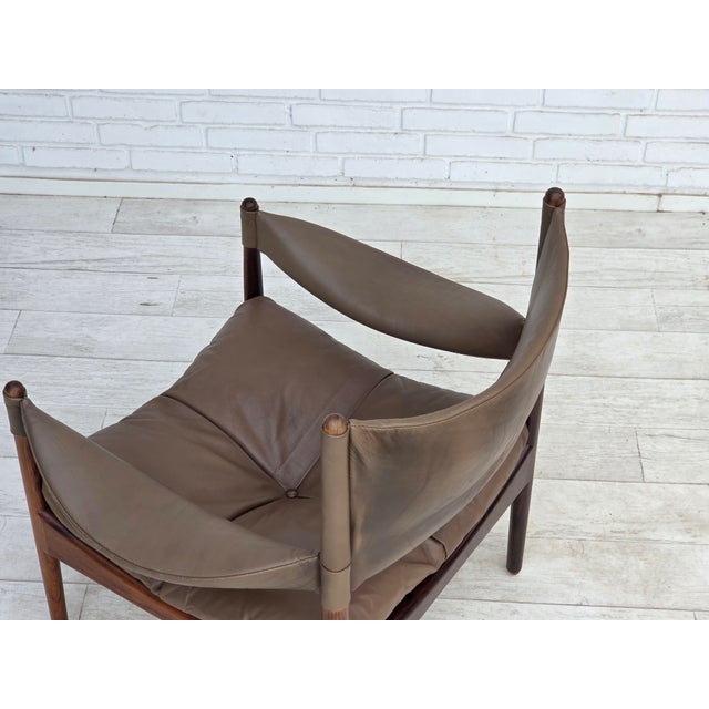 Danish Modus Highback Armchair by Kristian Vedel for Søren Wiladsen, 1974 For Sale - Image 16 of 18