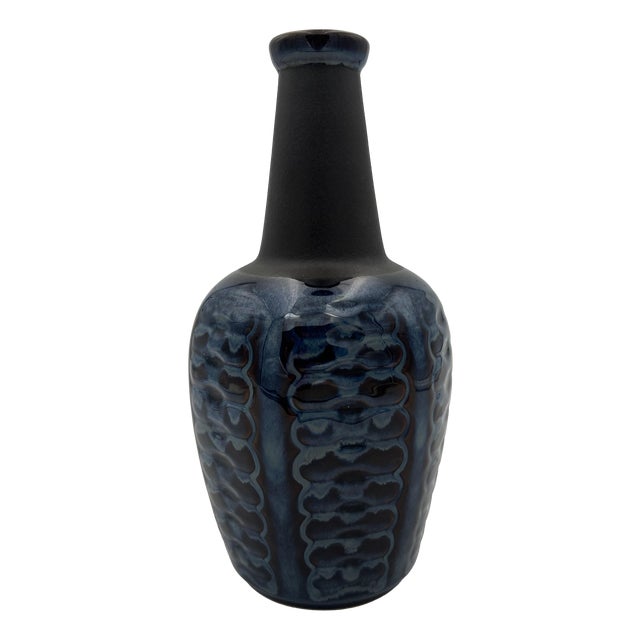 Ceramic Vase Blue Series by Einar Johansen for Soholm, 1960s For Sale