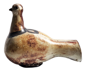 Mid-Century Modern Studio Pottery Dove Sculpture, 1960s