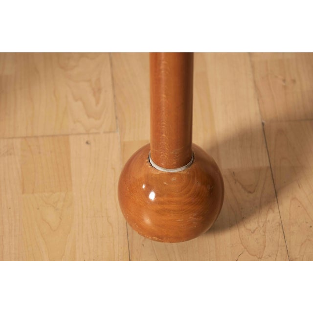 Floor Ceiling Hangers with Spherical Elements in Walnut, 1970s, Set of 2 For Sale - Image 10 of 13
