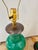 Beautiful Pair of Frederick Cooper Emerald Green Crystalline Glazed Ceramic Table Lamps For Sale In Chicago - Image 6 of 7