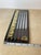 1970s Vintage Japanese Minimalist Modern Rosewood Handled Serving Forks, Set of 6 For Sale - Image 5 of 7