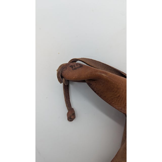 Brown Deru Leather Lion For Sale - Image 8 of 8