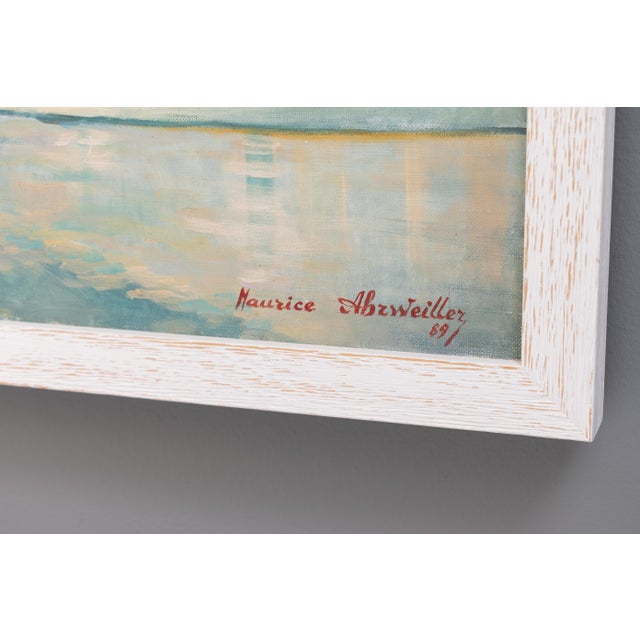 French Artist, Village Scenes, 1970s, Paint, Set of Three For Sale - Image 8 of 9