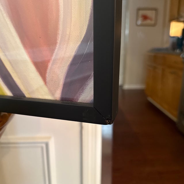 Vintage Abstract Nude Painting on Canvas ~ Framed For Sale - Image 12 of 12