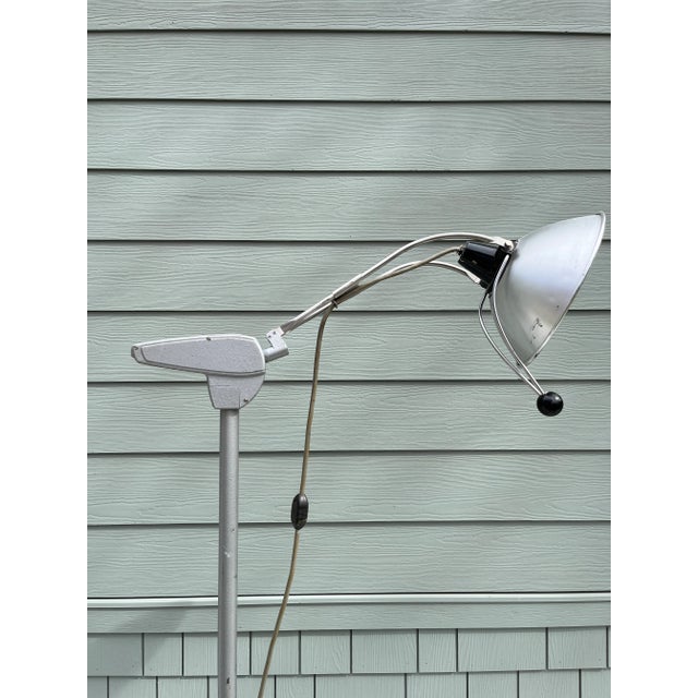 1950s Wilmot Castle Industrial Rolling Floor Lamp For Sale In Denver - Image 6 of 12
