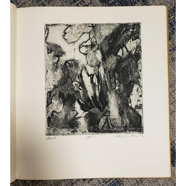 1960s "Continents of Vapor: A Collection of Twenty-One Poems and Eight Etchings" Book (1965) For Sale - Image 5 of 13