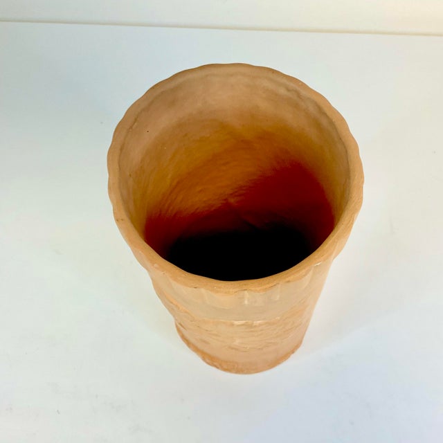 Terra Cotta Mid 20th CenturyFrench Rustic European Boho Chic Terra Cotta Wine Chiller For Sale - Image 8 of 10