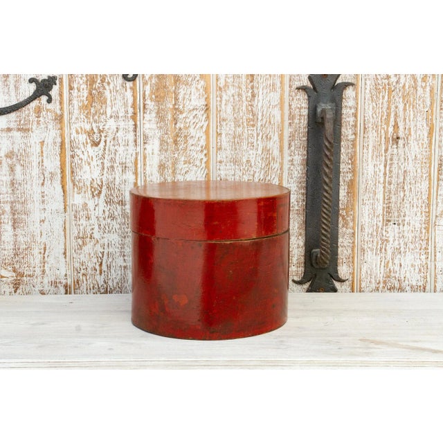 Antique Burmese Shwe Zawa Red Betel Box For Sale - Image 9 of 10