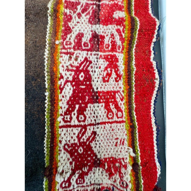 Vintage Q’ero Mestana / Peruvian Aguayo Cloth For Sale - Image 11 of 15