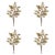 Rustic Mini Leaf Branch (Set of 4) For Sale - Image 3 of 3