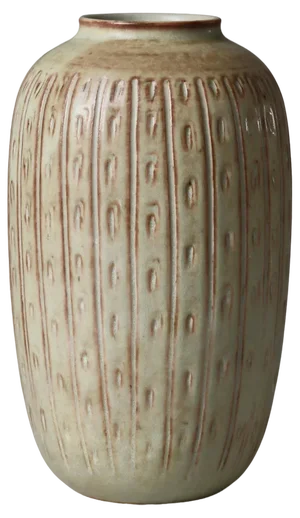 Danish Modern Stoneware Vase attributed to Gerd Bøgelund for Royal Copenhagen, 1960