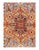 Indo Serapi design rug. Handmade Hand-knotted in fine lambswool. Lamb's Wool on a Cotton Foundation Vegetable Dyed Hand-...