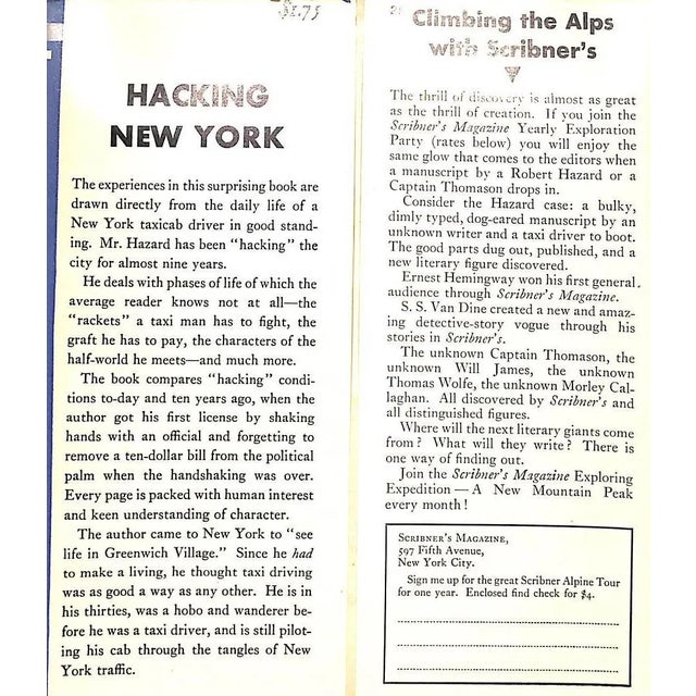 "Hacking New York" 1930 Hazard, Robert For Sale In New York - Image 6 of 6