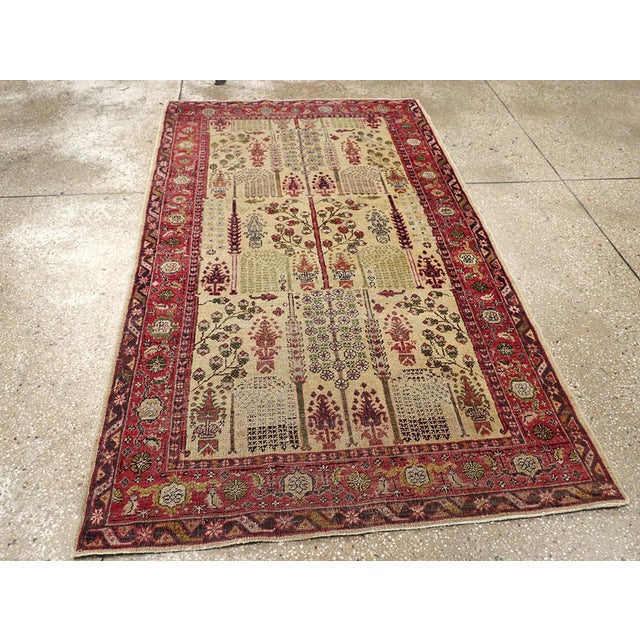 Textile Galerie Shabab Collection Early 20th Century Turkish Sivas Rug For Sale - Image 7 of 9