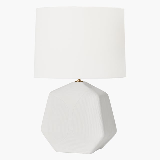 Ceramic Hable by Visual Comfort Studio Hable Tallulah Table Lamp in Matte White Ceramic For Sale - Image 7 of 7