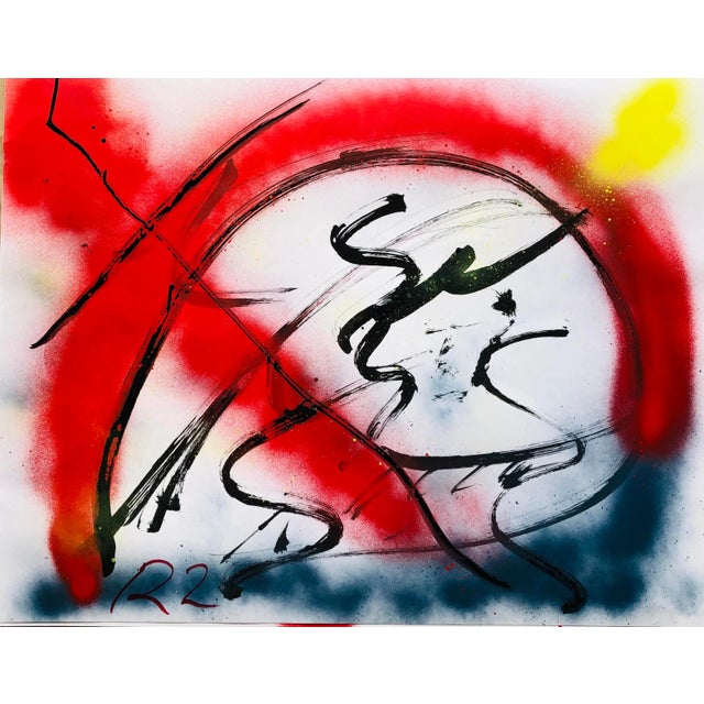 Original Abstract Painting by Artug 28x22 For Sale