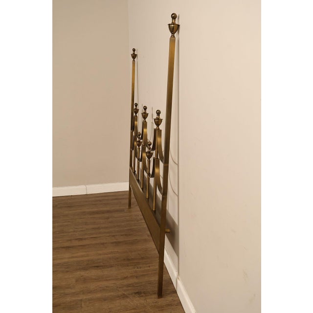 Mastercraft Vintage Brass King Headboard For Sale - Image 15 of 18