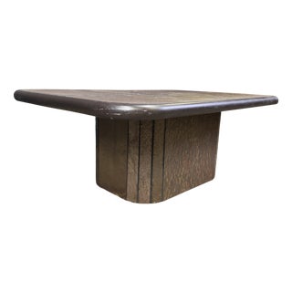 Brutalist Slate Stone Coffee Table, 1980s For Sale