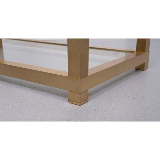 Brass and Glass Shelf, Italy, 1978 For Sale - Image 4 of 10