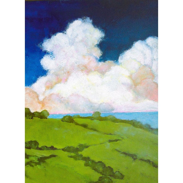 MALIBU PACIFIC HILLS Lynne French California Pacific Seascape Landscape 16x20 Oil Painting The signed original painting...