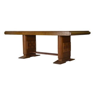 Vintage Oak Table, 1940s For Sale