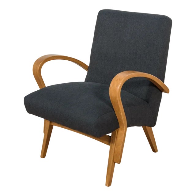Mid-Century Armchairs, Former Czechoslovakia, 1960s For Sale