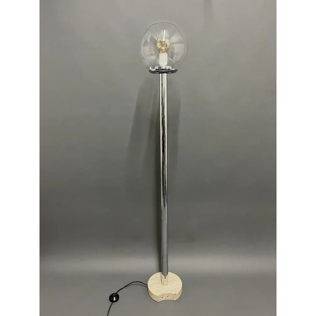 Travertine Floor Lamp, 1970s For Sale - Image 9 of 9