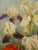 Elizabeth Davies, Still Life with Flowers, 1980, Oil on Canvas For Sale - Image 12 of 17