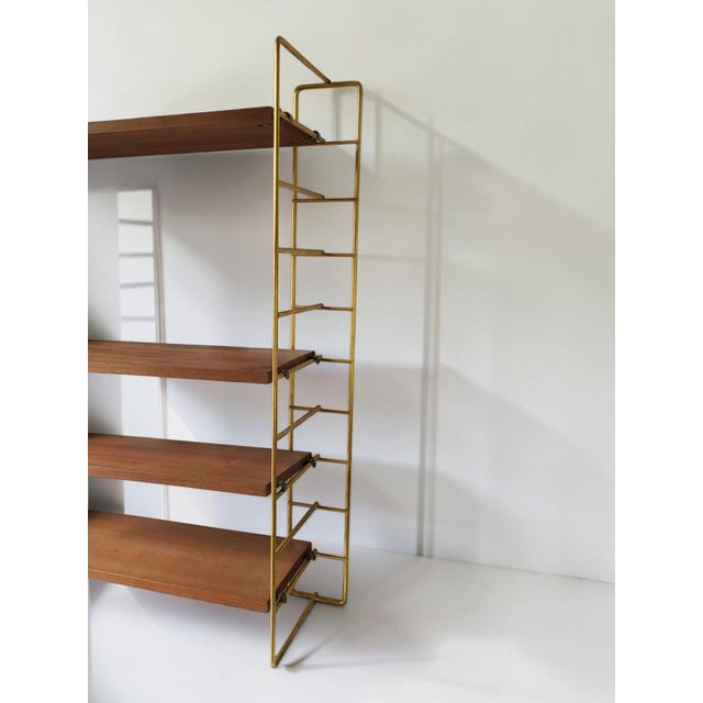 Scandinavian Modular Shelving Unit, 1960s For Sale - Image 6 of 12