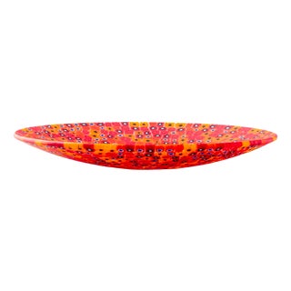 Murano Glass Millefiori Plate by Ercole Moretti For Sale