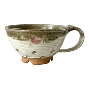 Vintage Studio Art Pottery Berry Strainer