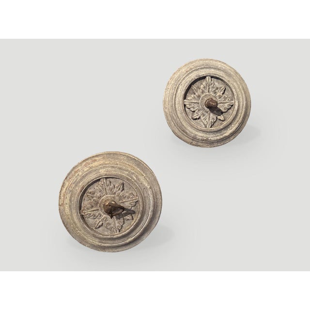 Tribal Antique Wood Door Handle For Sale - Image 3 of 6