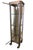 Traditional Ethan Allen Radius Glass Display Curio Cabinet on Casters For Sale - Image 3 of 3