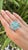 Set in 18k White Gold, Aquamarines, Colombian Emeralds & Diamonds Cocktail Ring, Us Size 6 For Sale - Image 9 of 9