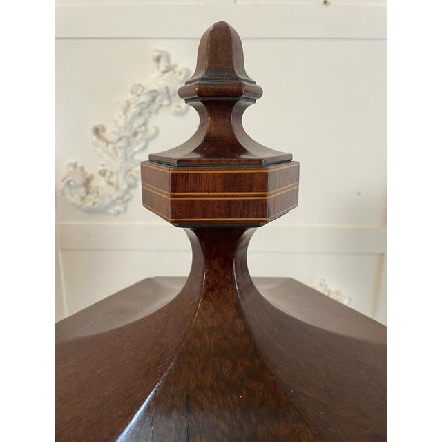 Antique George III Mahogany Inlaid Wine Urns, 1800, Set of 2 For Sale - Image 15 of 18