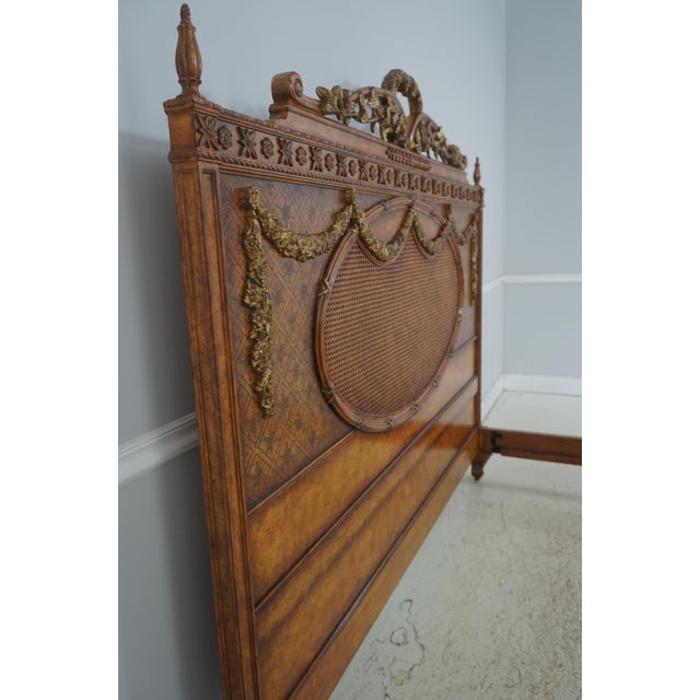 Maitland - Smith Maitland Smith King Size French Style Cane Bed For Sale - Image 4 of 18