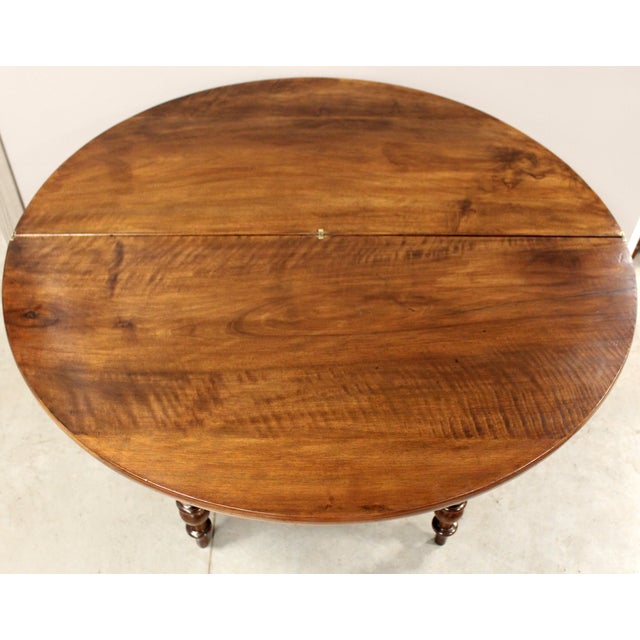 19th Century Table Console in Walnut For Sale - Image 13 of 15