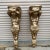 1970s Lifesize 4 Foot 1970s Oversized Gold Lady Sconces For Sale - Image 5 of 5