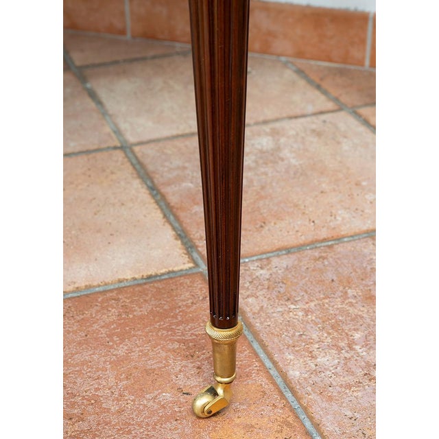 Antique French Napoleon III Desk in Exotic Woods with Gilded Bronze Elements, 19th Century For Sale - Image 3 of 9