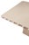 Contemporary Matthew Izzo Home Lucian White Oak Studded Edge Dining Table For Sale - Image 3 of 6